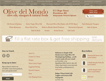Tablet Screenshot of olivedelmondo.com